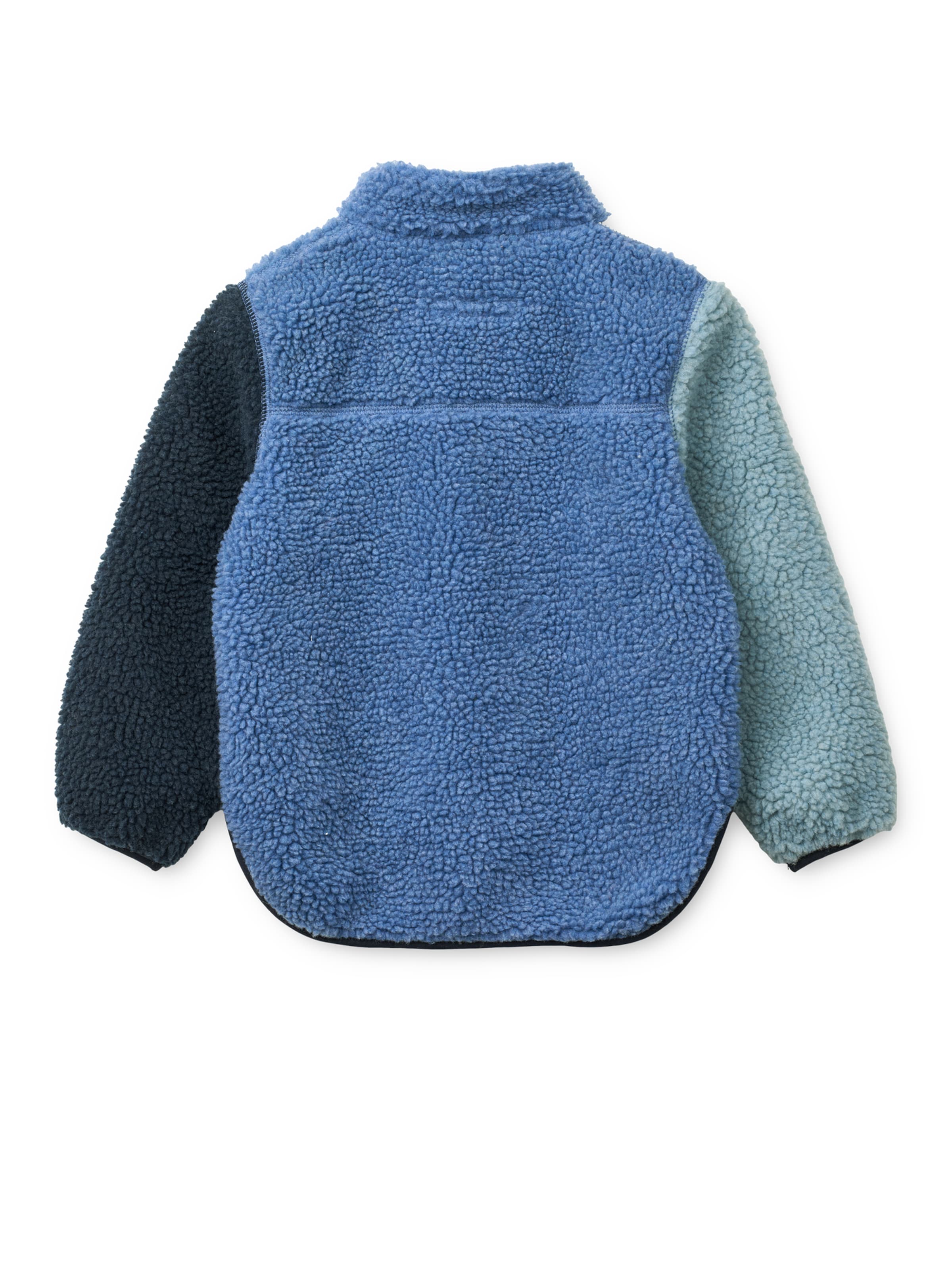Liewood Fleece Jacket 'Noam Pile' in Blue