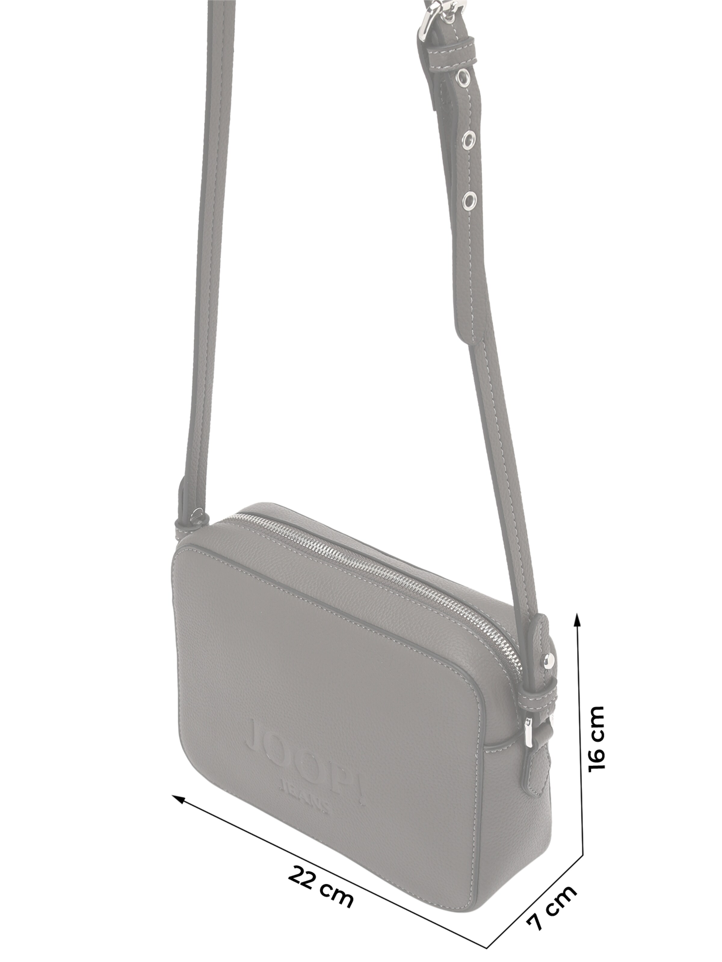 JOOP!Torba preko ramena 'Lettera 1.0 Cloe' - siva boja