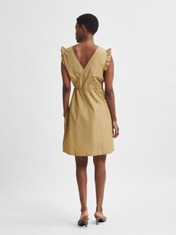 SELECTED FEMME - Vestido 'Lilo-Damina' en marrón