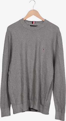 TOMMY HILFIGER Pullover XL in Grau: Vorderseite