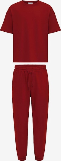 Naminis kostiumas iš Dandalo, spalva – tamsiai raudona, Prekių apžvalga