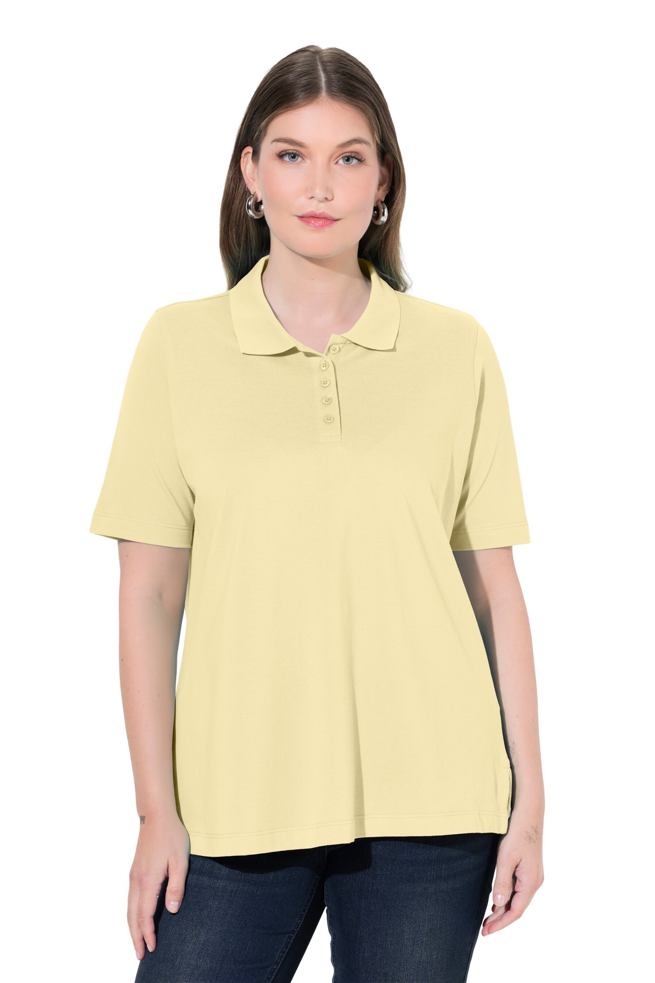 Ulla Popken Shirt in Gelb: Vorderseite