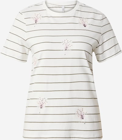 ONLY Shirt 'KITA' in de kleur Olijfgroen / Rosa / Zwart / Wit, Productweergave