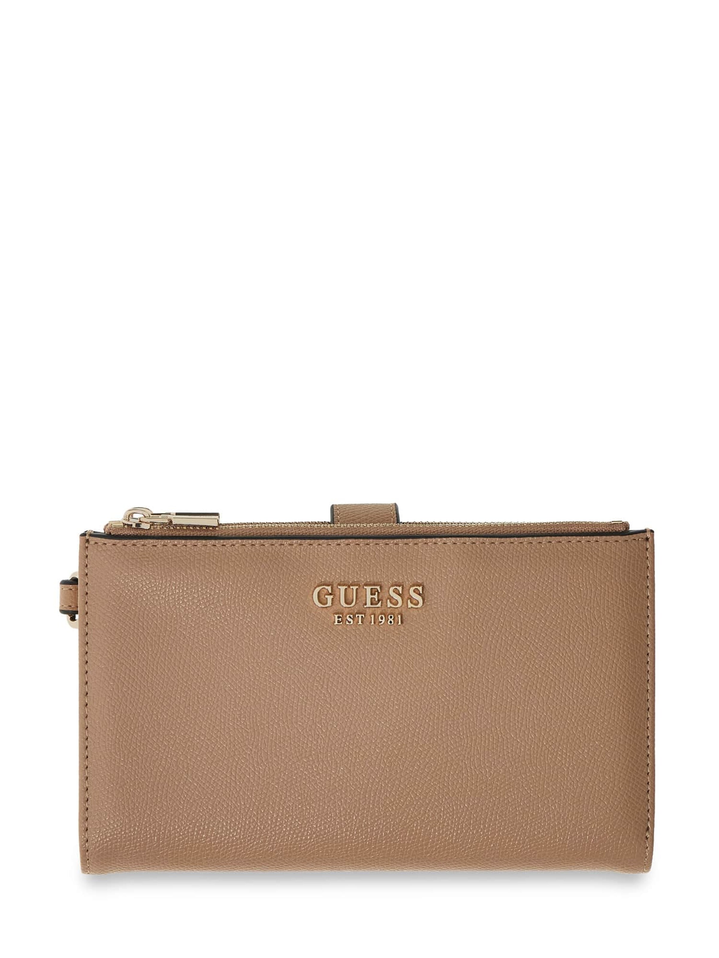GUESS Wallet 'Amorette' in Beige: front