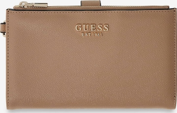 GUESS Wallet 'Amorette' in Beige: front