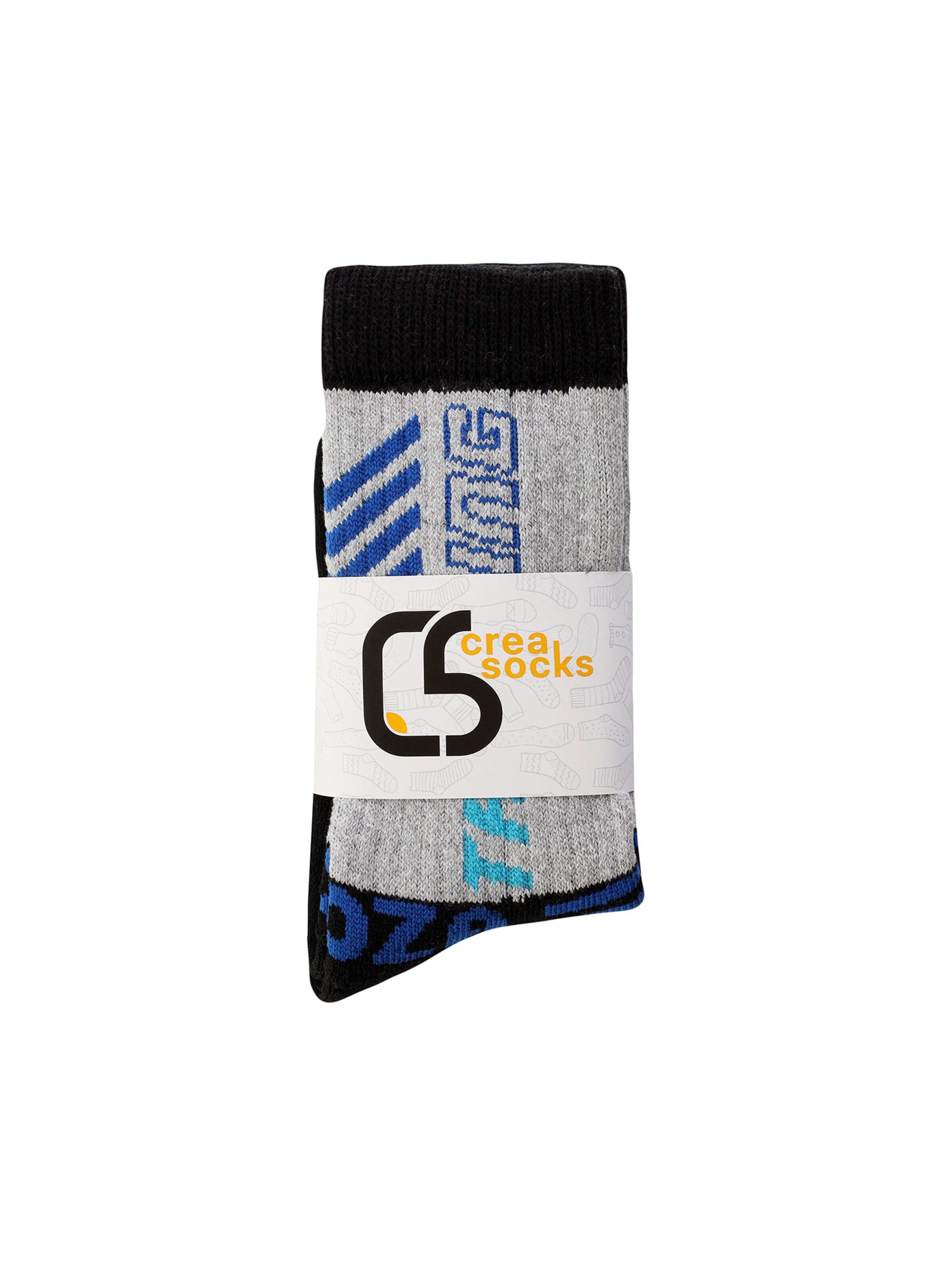 Calzino sportivo 'PRO-TECH' di Crea Socks in grigio