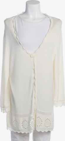 AIGNER Pullover / Strickjacke XXL in Weiß: Vorderseite