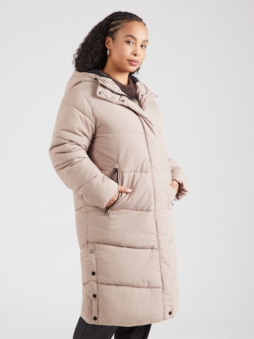 ONLY Carmakoma Зимнее пальто 'CARMaggi' в Серый: спереди