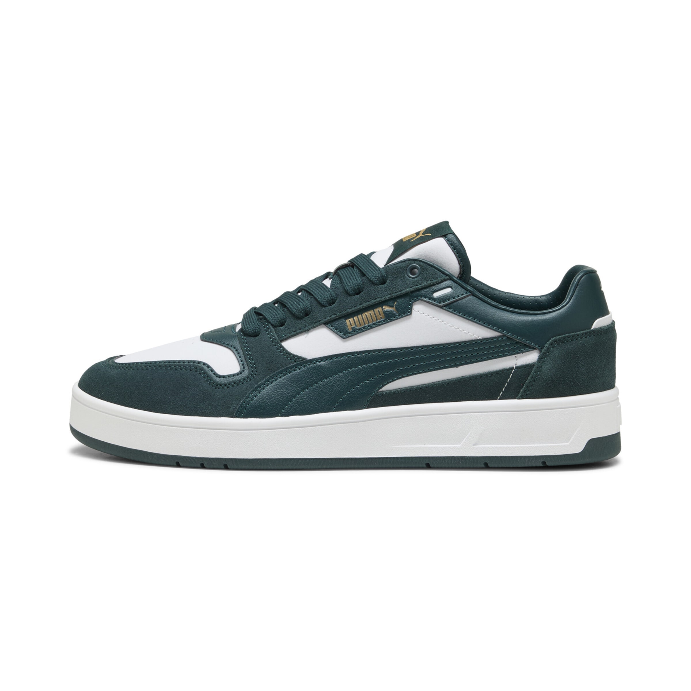 PUMA Platform trainers 'Court Classic' in Dark green / White, Item view