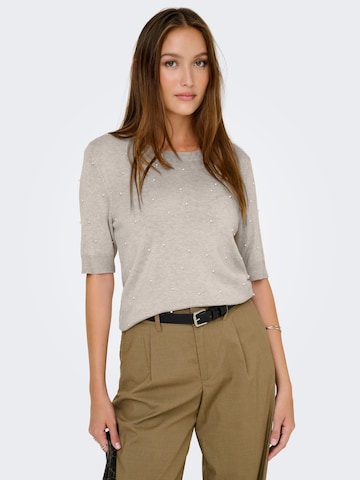Pull-over 'ONLVenice' ONLY en gris : devant