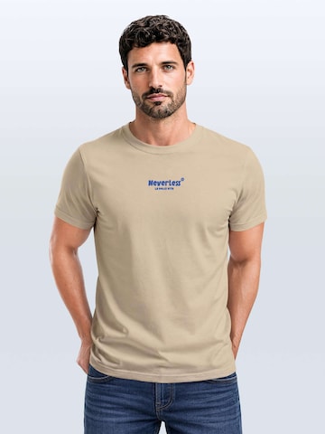Neverless Shirt 'Limon Cello' in Beige: front