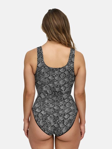cfab (formerly creamy fabrics) Shapingbody 'Tank Bodysuit Sculpting Shapewear mit Slip'‌‌‌ in Grau