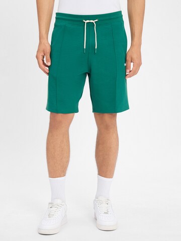 Finshley & Harding London Regular Pants in Green: front