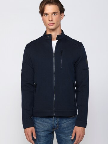 KOROSHI - Chaqueta de entretiempo en azul: frente