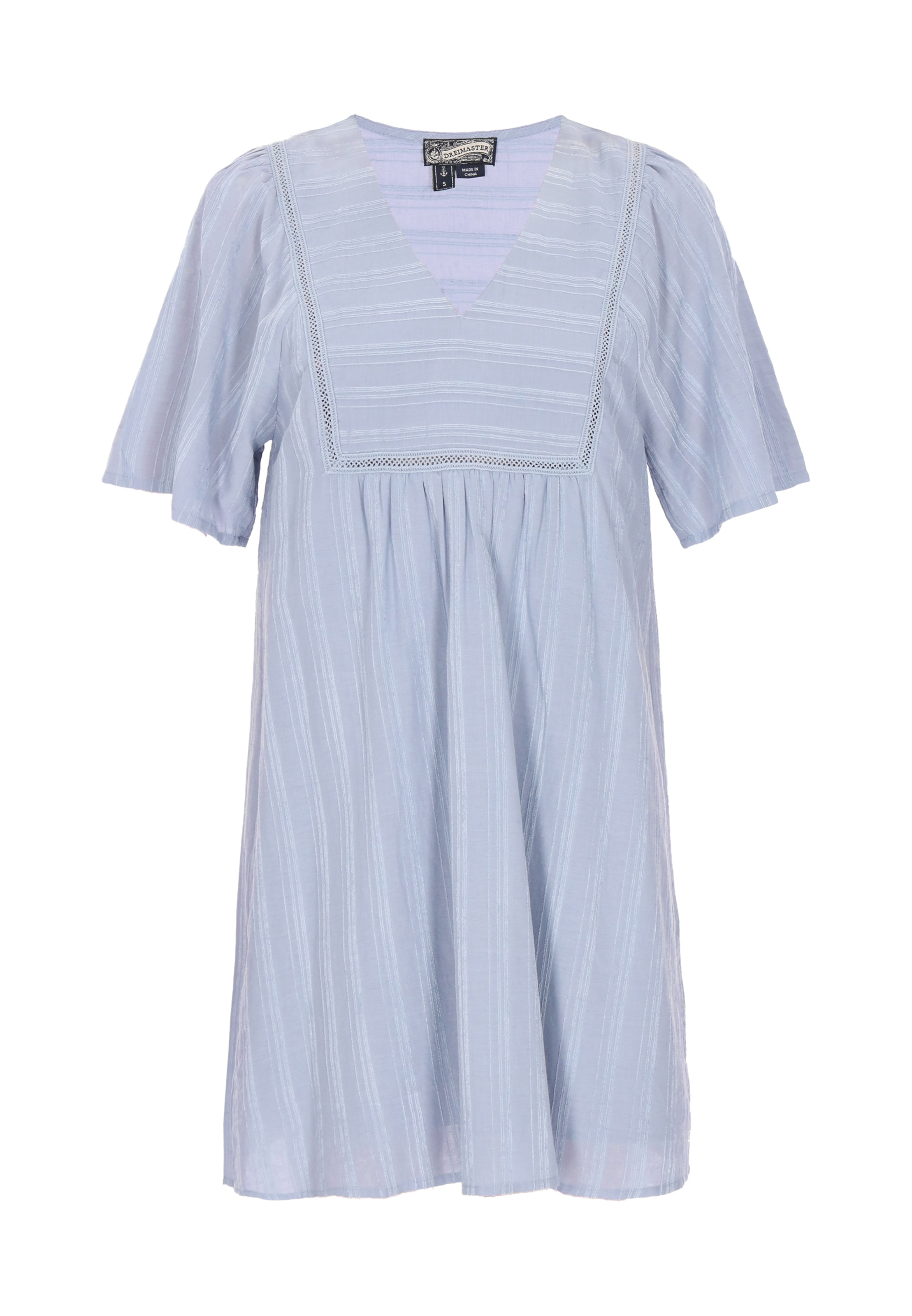 DreiMaster Vintage Zomerjurk in Blauw: voorkant