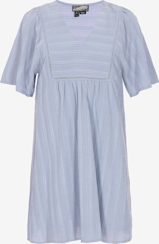 DreiMaster Vintage Zomerjurk in Blauw: voorkant