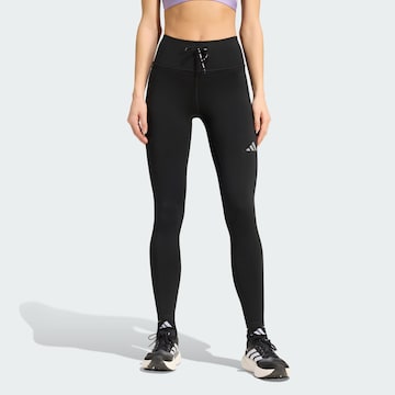 Skinny Pantaloni sportivi 'Essentials Winterized' di ADIDAS PERFORMANCE in nero: frontale