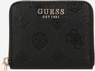 Porte-monnaies 'CRESIDIA II SLG SML ZIP AROUND' GUESS en noir : devant