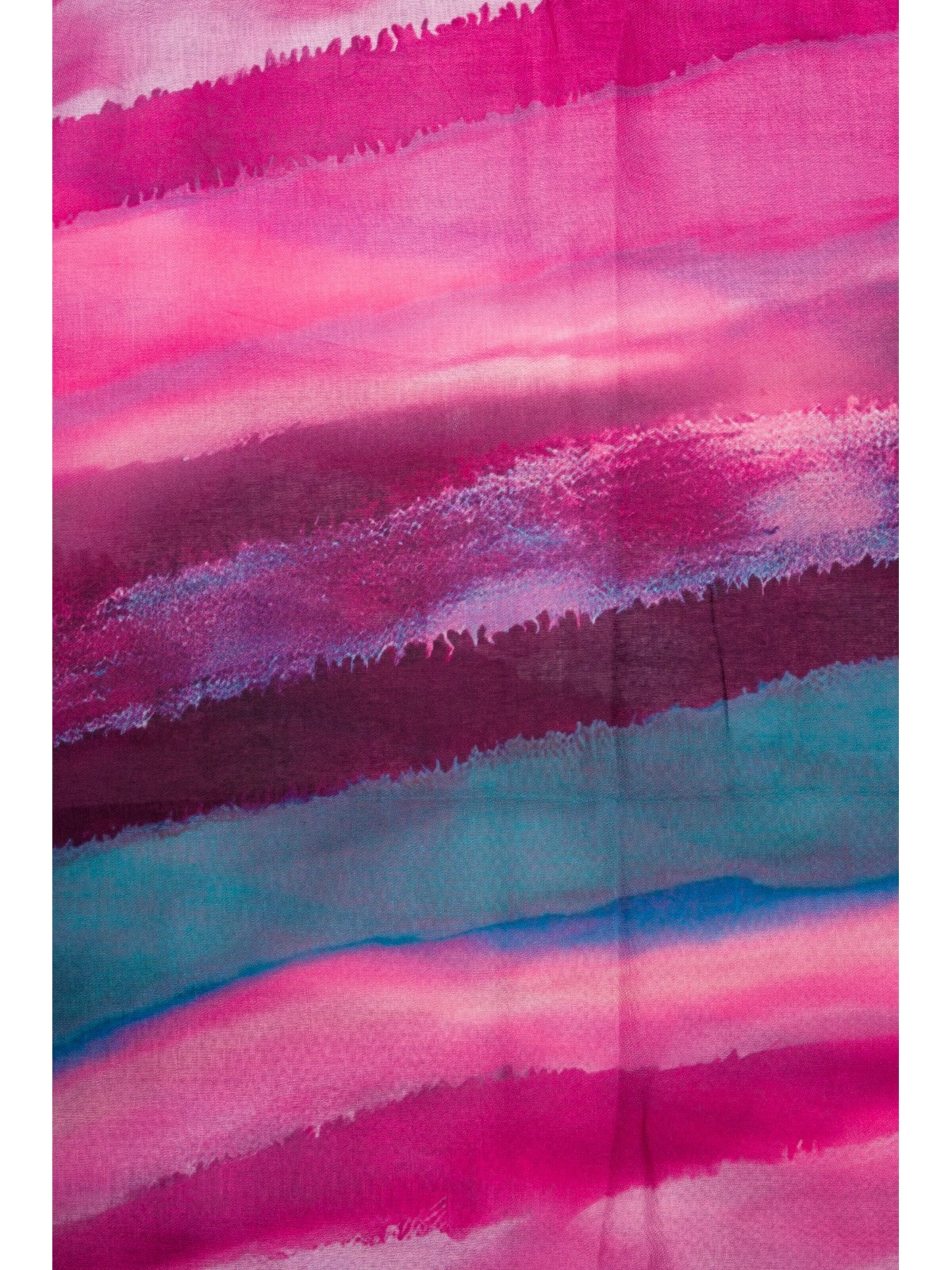 styleBREAKER Loop scarf 'Bunter Loop Aquarell Farbverlauf Streifen' in Pink