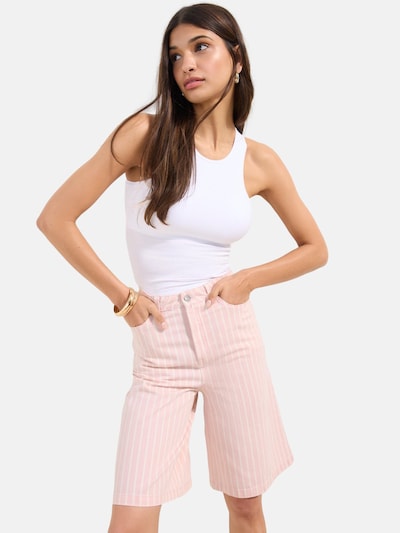 Friends Like These Jean en 27-28 en rose clair / blanc, Vue avec produit