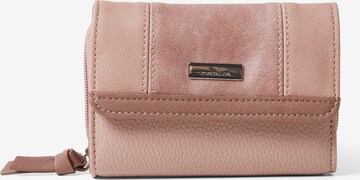 TOM TAILOR Wallet 'Juna' in Pink: front