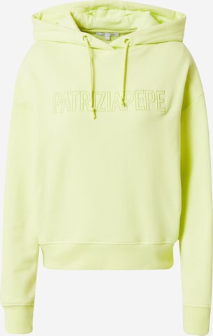 PATRIZIA PEPE Sweatshirt 'FELPA' in Yellow: front