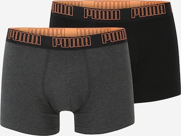 PUMA Boxerky – šedá: přední strana