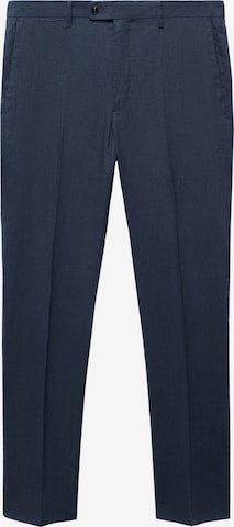 MANGO MAN Regular Pantalon 'Amalfi' in Blauw: voorkant