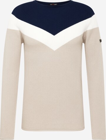 Key Largo Pullover 'RÜDIGER' i beige: forside