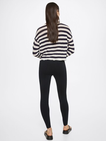 MANGO Skinny Legíny 'PUNTA' – černá