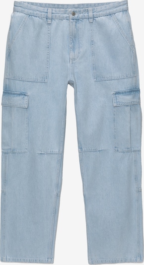 Pull&Bear Jeans cargo en bleu clair, Vue avec produit
