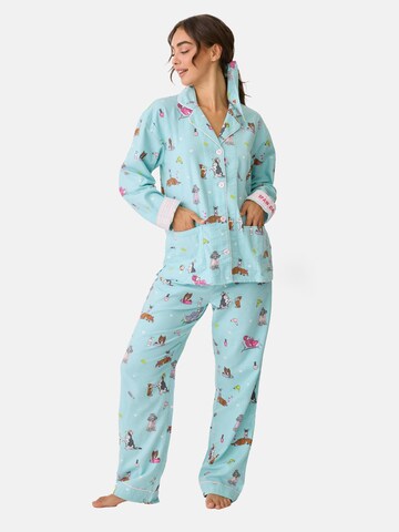 PJ Salvage Pyjama in Blauw: voorkant