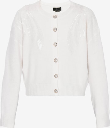 balta faina Kardiganas: priekis