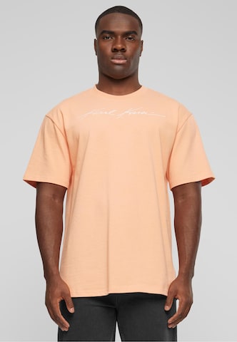 T-Shirt Karl Kani en orange : devant