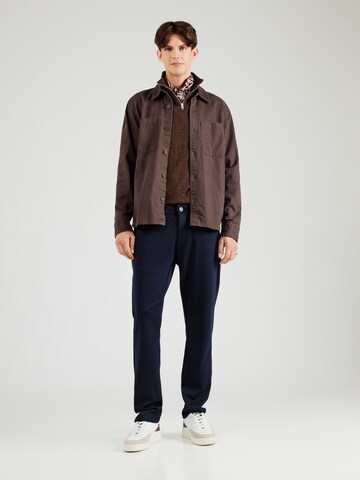 JACK & JONES Trui 'JJEEmil' in Bruin