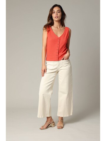 Haut 'Sima' Deeluxe en orange