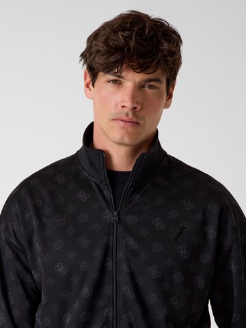 GUESS Zip-Up Hoodie in Black