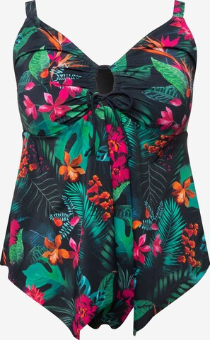 Ulla Popken T-shirt Swimsuit in Mixed colors: front