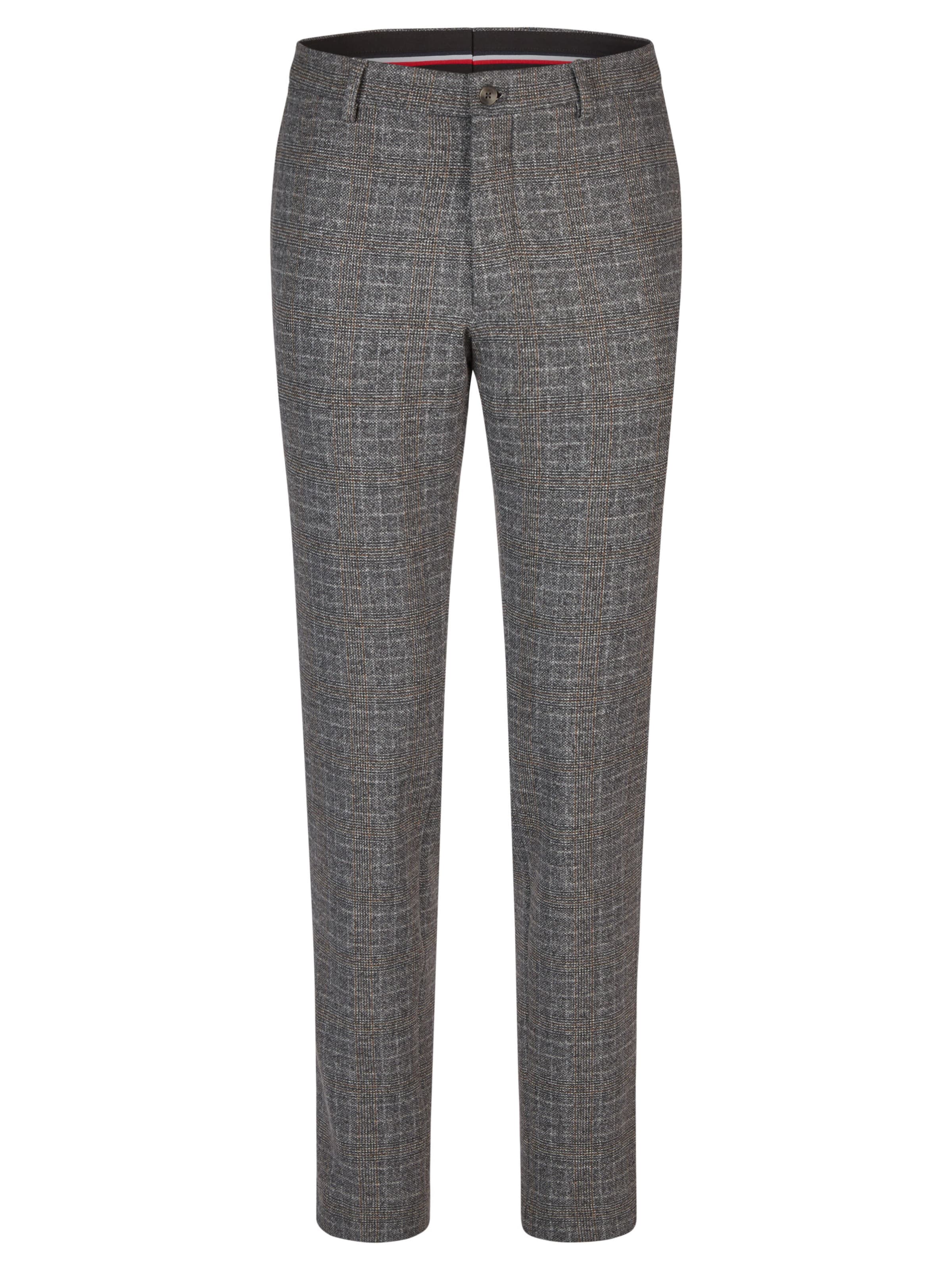 HECHTER PARIS Slim fit Pants in Grey: front