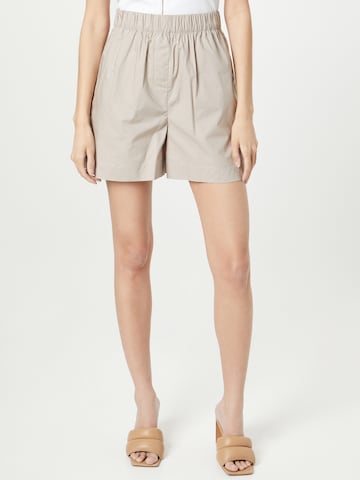 Regular Pantalon 'Tapir' modström en beige : devant