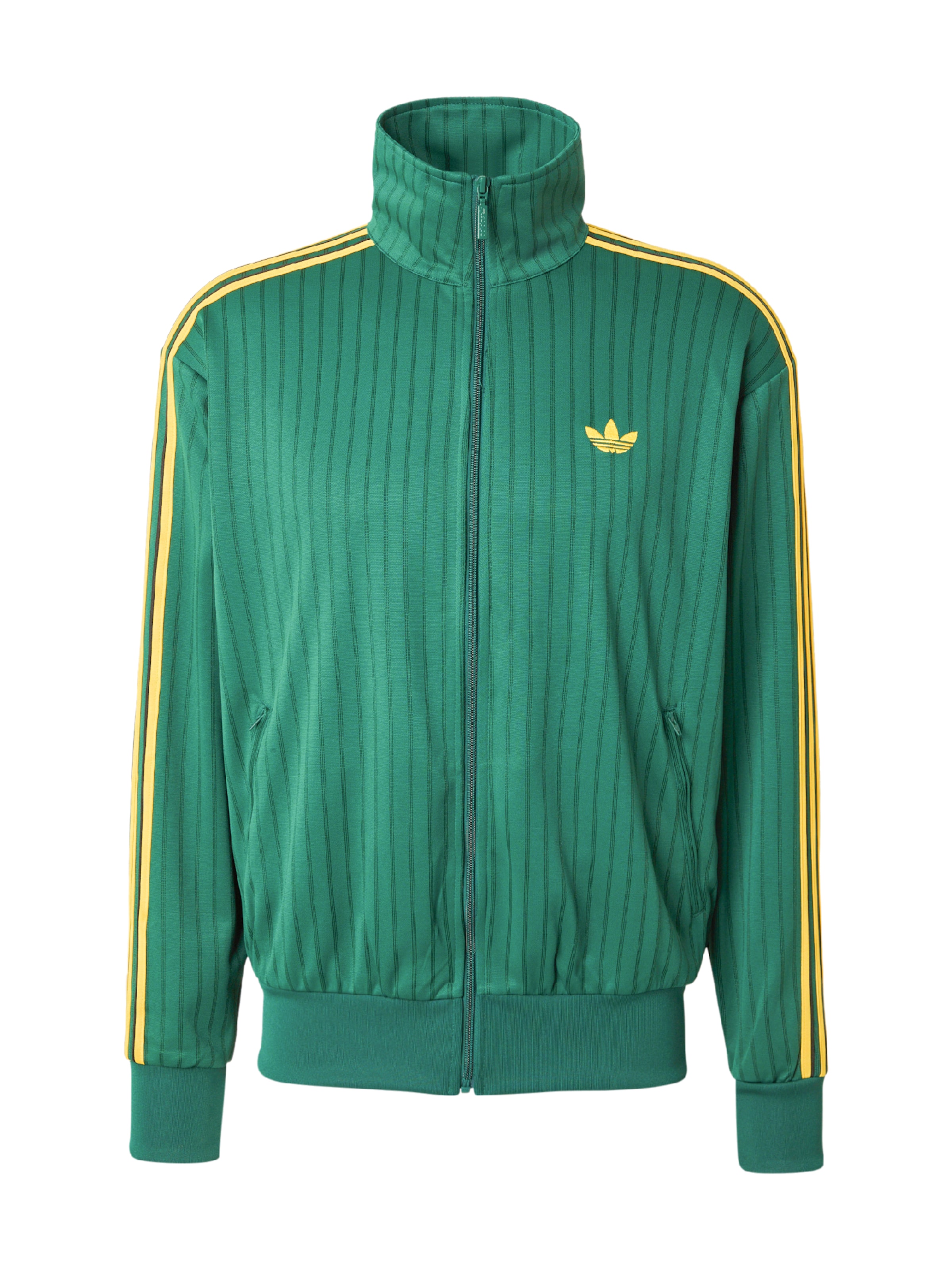 ADIDAS ORIGINALS Veste de survêtement 'Firebird' en jaune / émeraude / noir, Vue avec produit