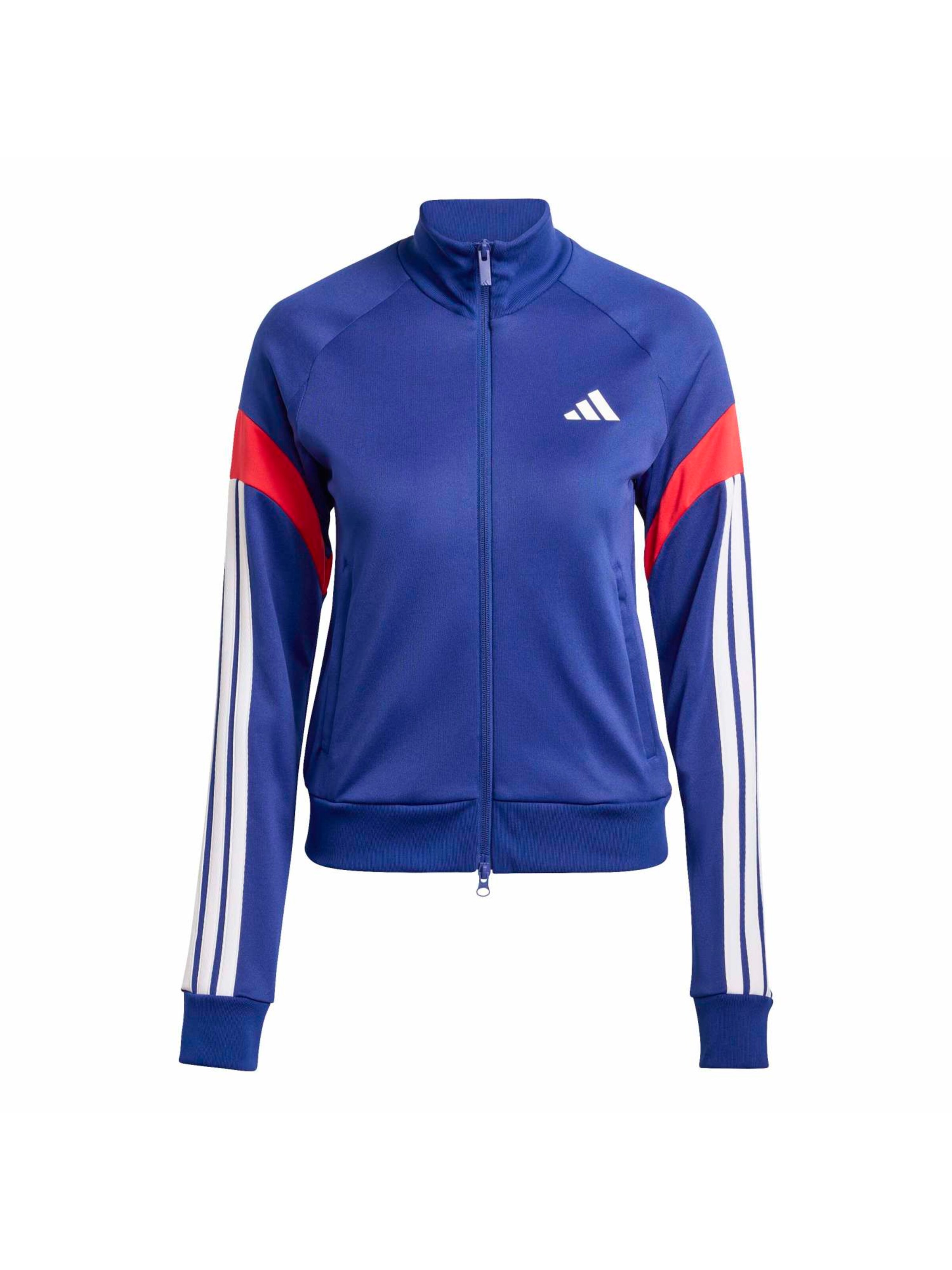 Giacca di felpa sportiva 'House Of Tiro' di ADIDAS SPORTSWEAR in blu: frontale