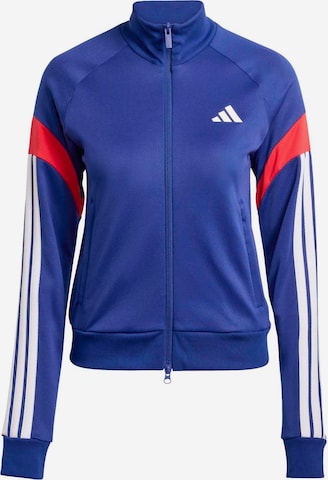 Giacca di felpa sportiva 'House Of Tiro' di ADIDAS SPORTSWEAR in blu: frontale