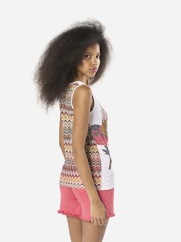 Top di KOROSHI in bianco