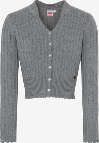 Regular Cardigan 'Pfiff' SPIETH & WENSKY en gris : devant