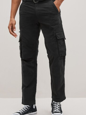 Loosefit Pantaloni cargo di Next in nero: frontale
