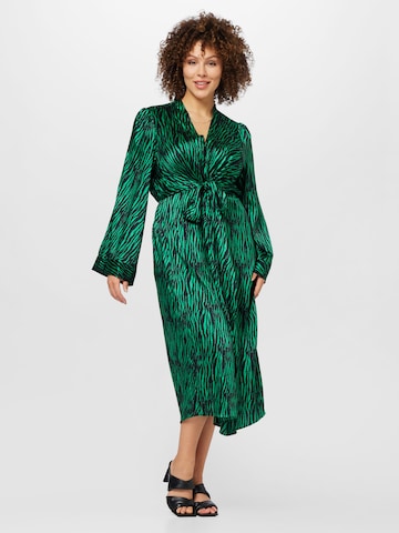 River Island Plus - Vestido en verde: frente