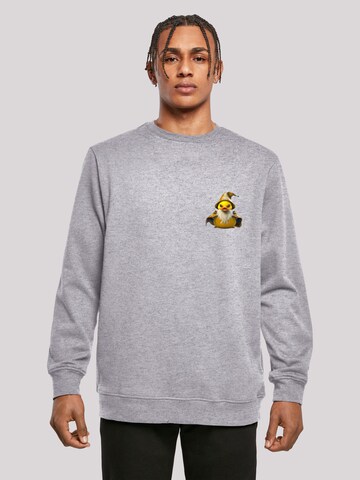 Sweat-shirt 'Rubber Duck' F4NT4STIC en gris : devant