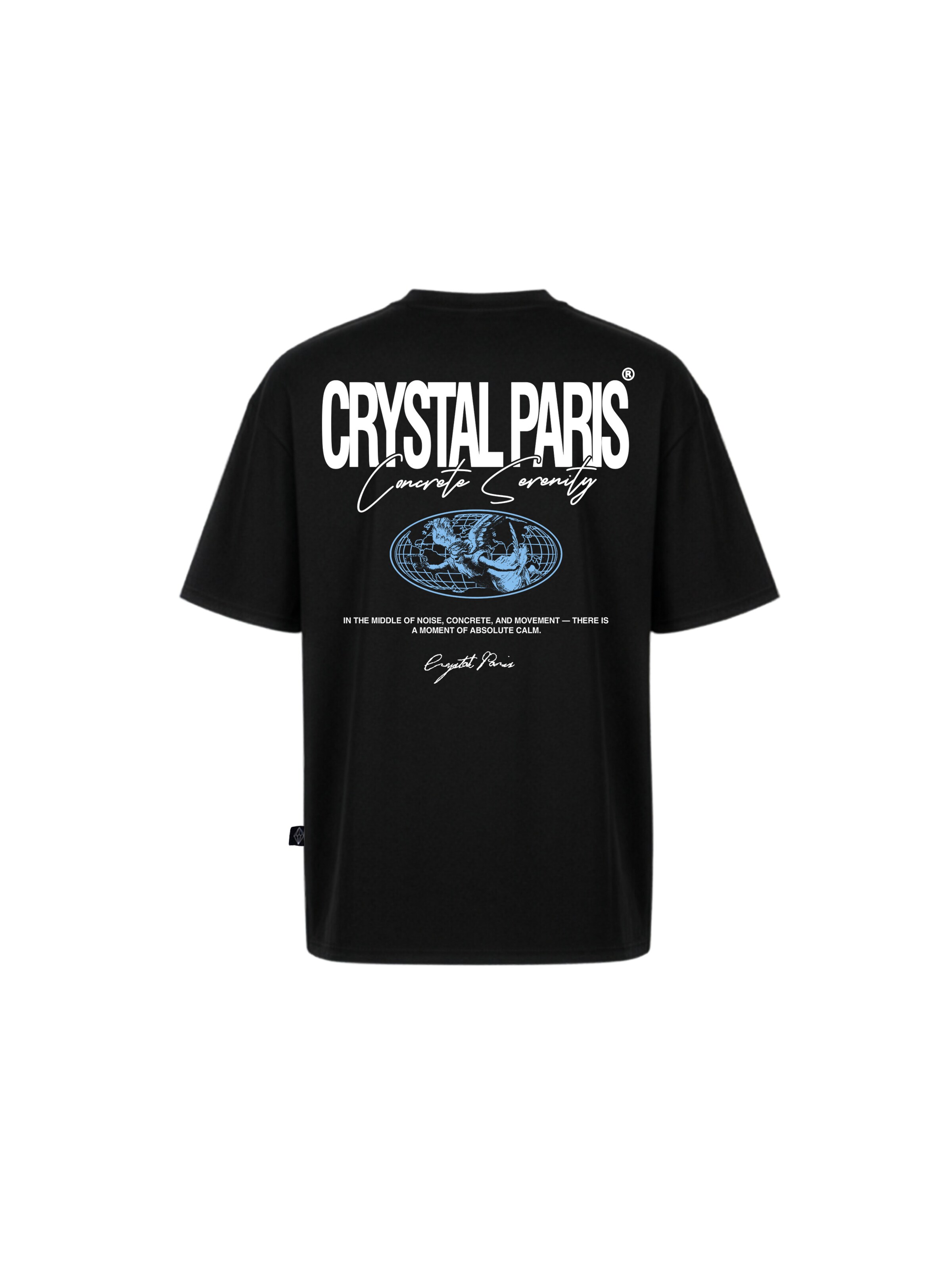 Crystal Paris Shirt 'Serenity' in Black