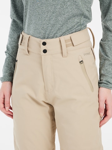 PROTEST Regular Sporthose 'PRTCINNAMONES' in Braun